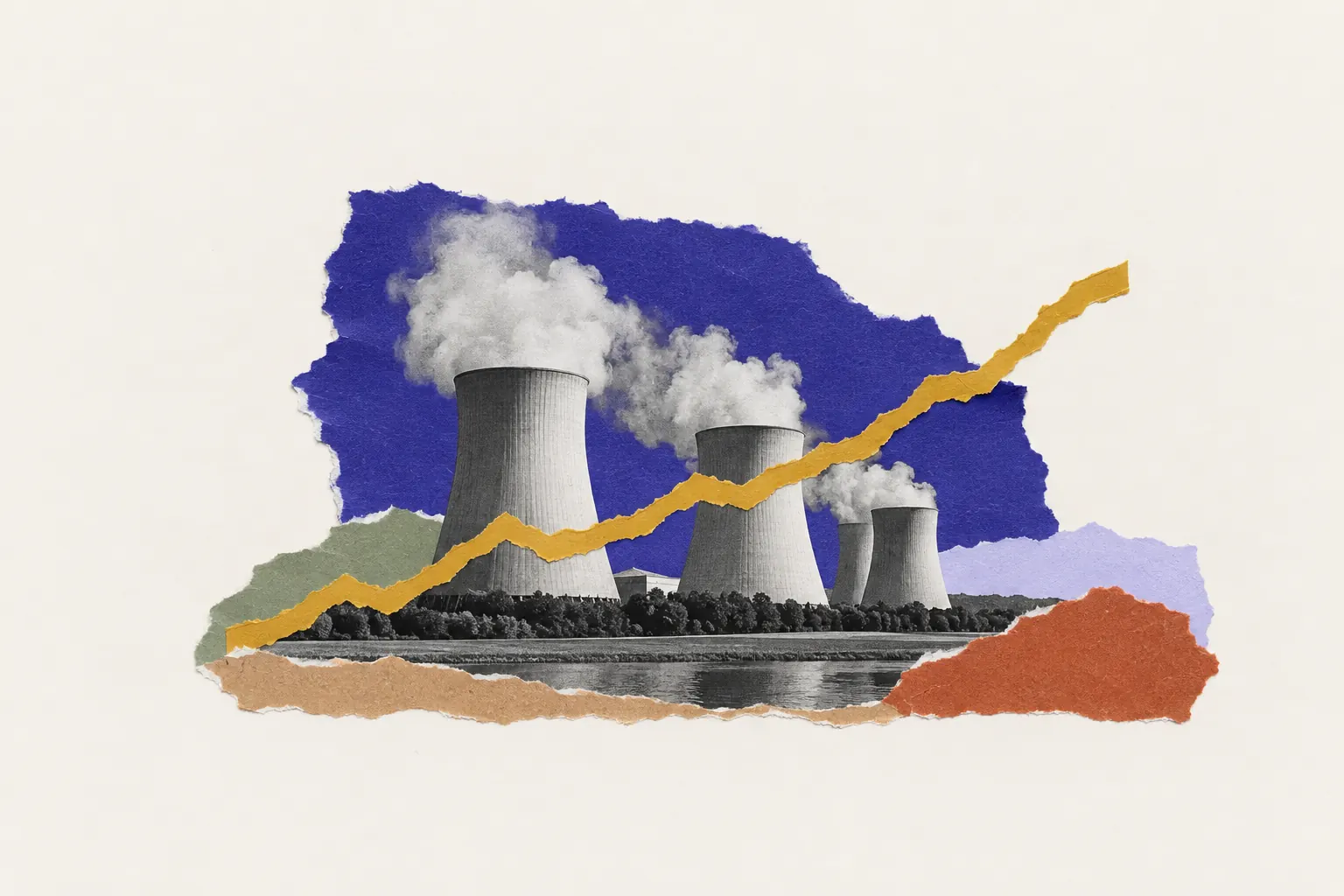 Editorial collage illustrating the EDF metrics